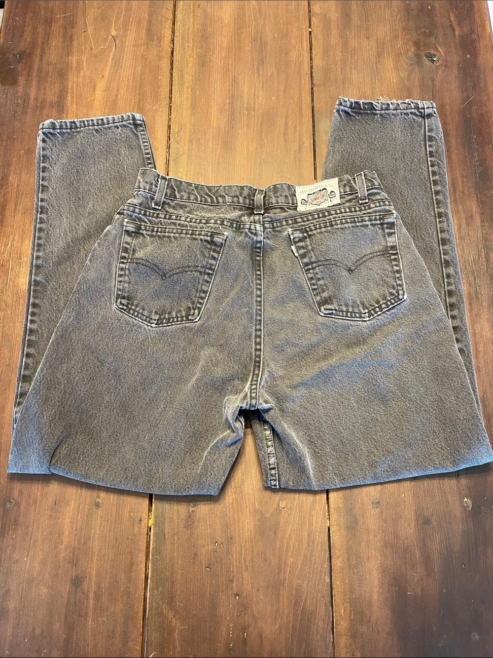 Vintage Levi’s Silver Tab 560 Men’s Sun Faded Black Jeans 32 x 30